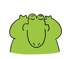 A funny crocodile 4 sticker #15647625