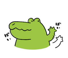 A funny crocodile 4 sticker #15647627
