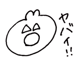 strange eyes rabbit sticker #15647848