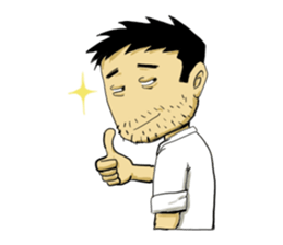 Life's hard Dad sticker #15649106