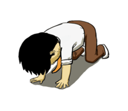 Life's hard Dad sticker #15649107