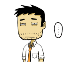 Life's hard Dad sticker #15649120