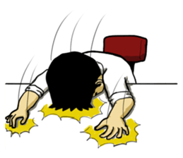 Life's hard Dad sticker #15649124