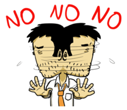 Life's hard Dad sticker #15649131