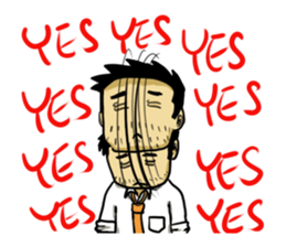 Life's hard Dad sticker #15649132