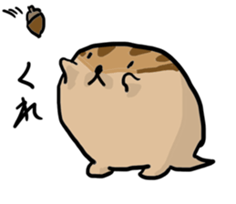 Squirrel hamster sticker #15649236