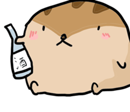Squirrel hamster sticker #15649262