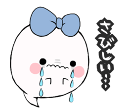Cute menhera Ghost sticker sticker #15649448
