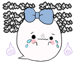 Cute menhera Ghost sticker sticker #15649464