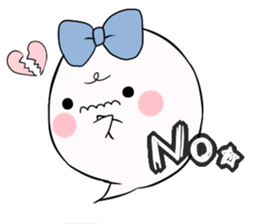 Cute menhera Ghost sticker sticker #15649488