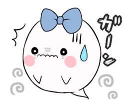 Cute menhera Ghost sticker sticker #15649496