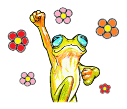 Kiiro-frogs sticker #15649882