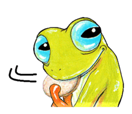 Kiiro-frogs sticker #15649888