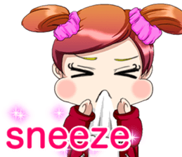 Lovely Rock Baby English sticker #15649955