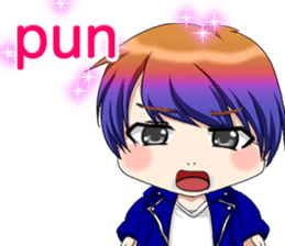 Lovely Rock Baby English sticker #15649958