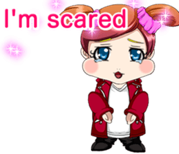 Lovely Rock Baby English sticker #15649959