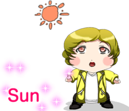 Lovely Rock Baby English sticker #15649960