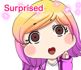 Lovely Rock Baby English sticker #15649965