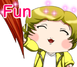 Lovely Rock Baby English sticker #15649968