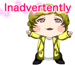 Lovely Rock Baby English sticker #15649972