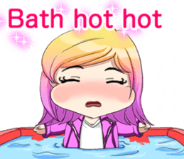 Lovely Rock Baby English sticker #15649973