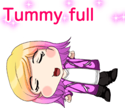 Lovely Rock Baby English sticker #15649977