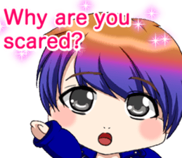 Lovely Rock Baby English sticker #15649978