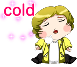 Lovely Rock Baby English sticker #15649980