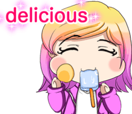 Lovely Rock Baby English sticker #15649981