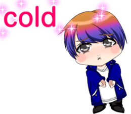 Lovely Rock Baby English sticker #15649982