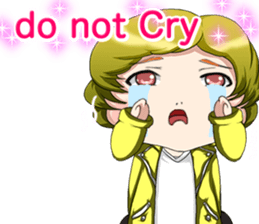 Lovely Rock Baby English sticker #15649984