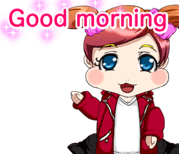 Lovely Rock Baby English sticker #15649987