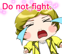 Lovely Rock Baby English sticker #15649988