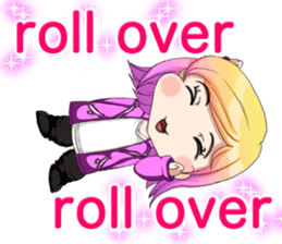 Lovely Rock Baby English sticker #15649989