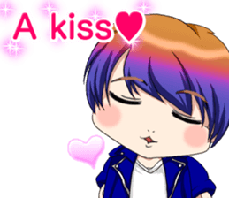 Lovely Rock Baby English sticker #15649990