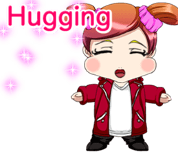 Lovely Rock Baby English sticker #15649991