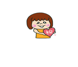 peco girl sticker #15650630