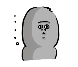 He is like a gorilla. sticker #15650667