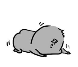 He is like a gorilla. sticker #15650671