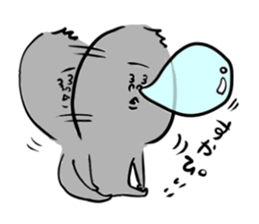 He is like a gorilla. sticker #15650693