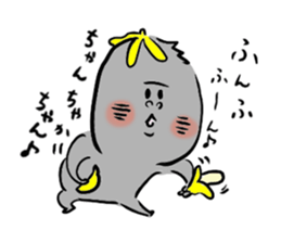 He is like a gorilla. sticker #15650698