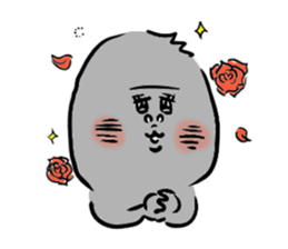 He is like a gorilla. sticker #15650700