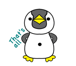 Alphabet penguin sticker #15651089
