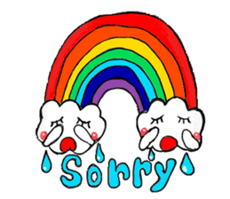 Happy cloud. sticker #15651292