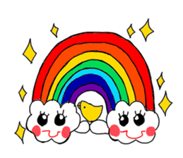 Happy cloud. sticker #15651294