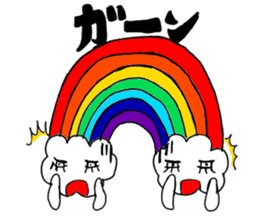 Happy cloud. sticker #15651297