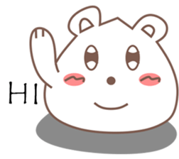 Bear WWhite sticker #15651490