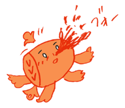 Lucky mallet boy2 sticker #15651612