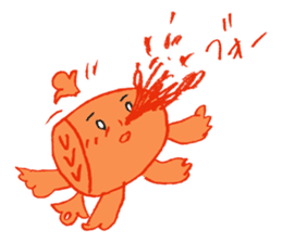 Lucky mallet boy2 sticker #15651612