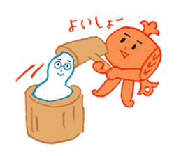 Lucky mallet boy2 sticker #15651628